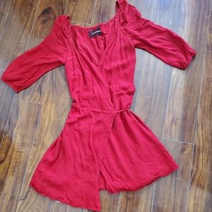 Reformation - little red wrap dress